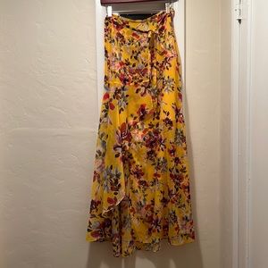 French connection wrap skirt